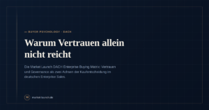 Warum Vertrauen allein nicht reicht – Market Launch DACH Enterprise Buying Matrix