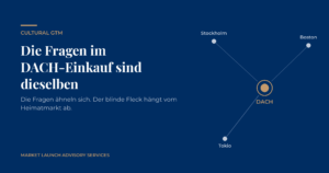 Die Fragen im DACH-Einkauf sind dieselben – Market Launch Advisory Services